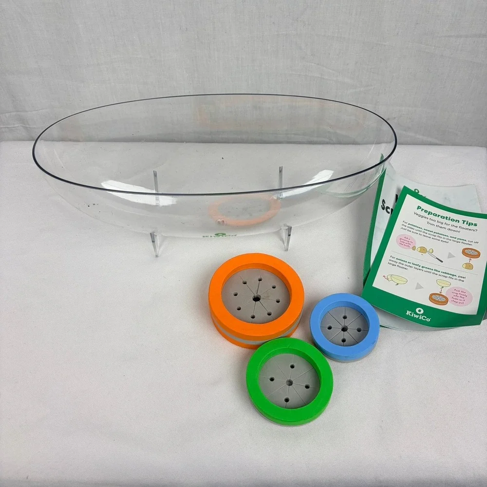 KiwiCo Sprout Scraps Vegetable‎ Garden Kit STEM Educational Toy Clear Basin